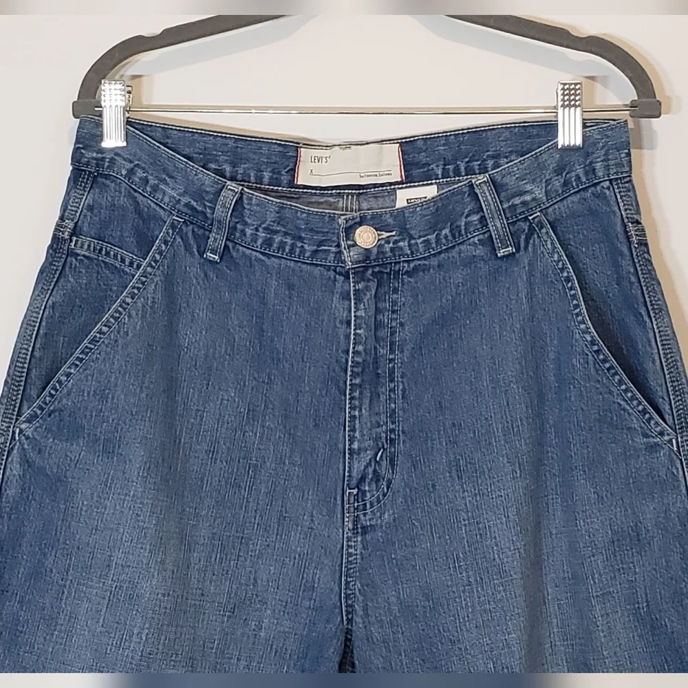 Levi's Vintage Carpenter Jeans Size 32X28.5 Utility Work Hi Rise 100% Cotton